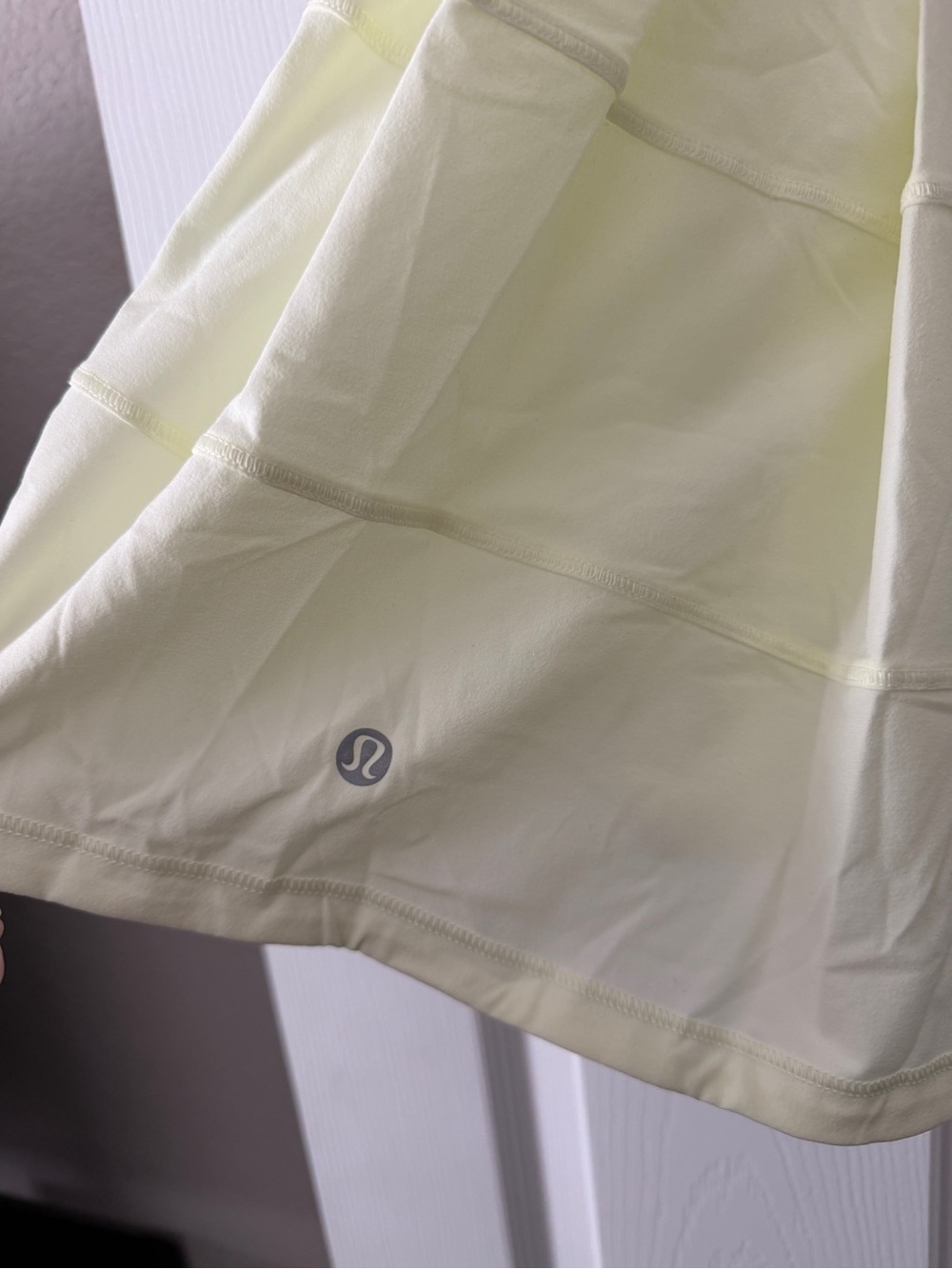 Lululemon Light Yellow Athletic Skort - Picture 2 of 5